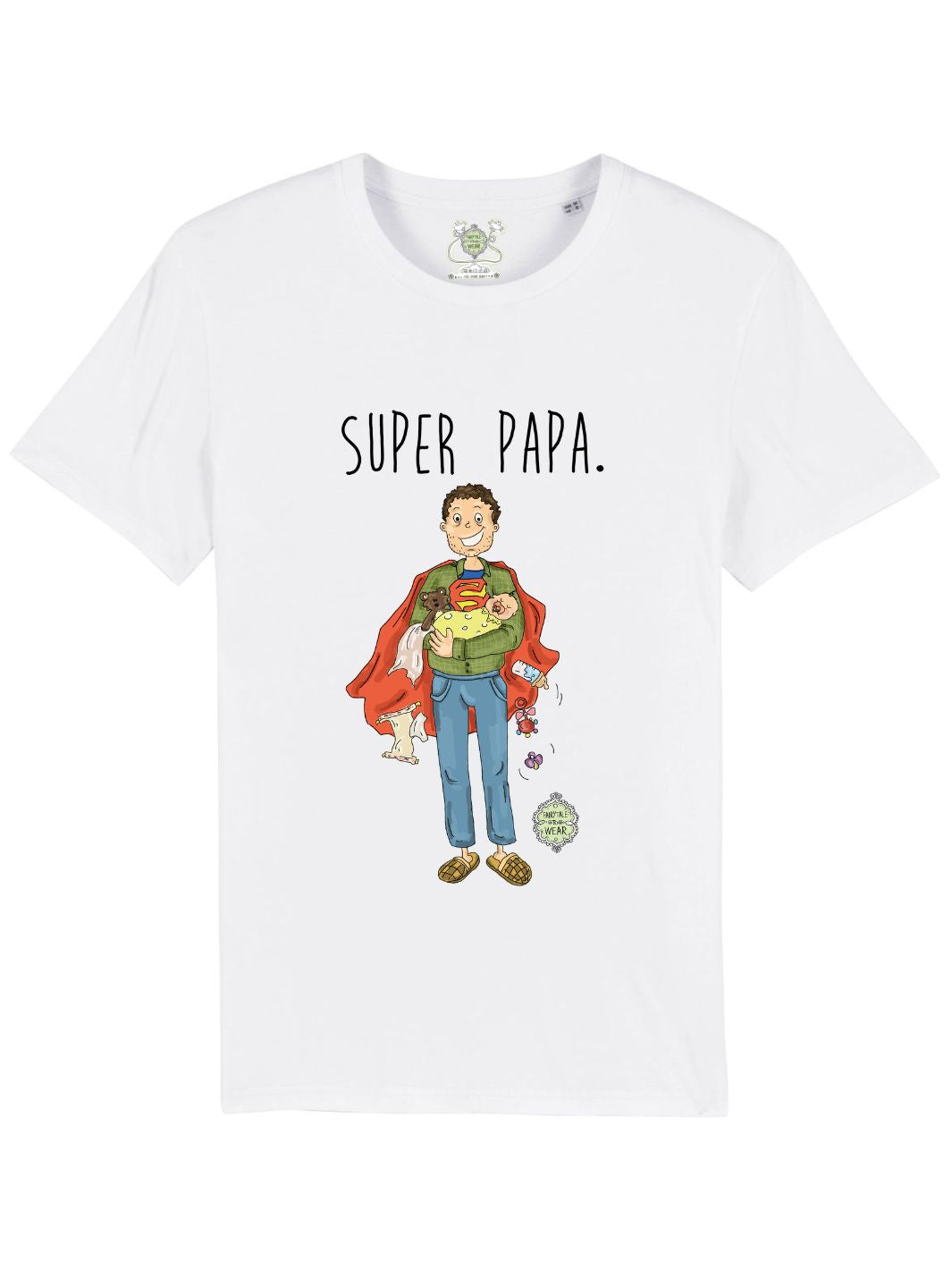 Super Papa  - Herren Premium Organic Shirt