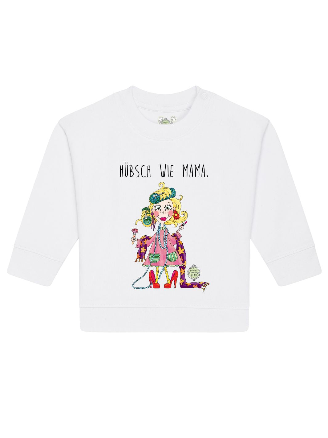 Hübsch wie Mama  - Baby Organic Sweatshirt