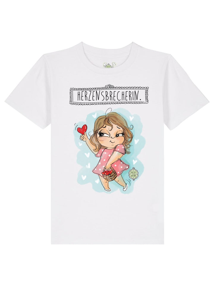 Herzensbrecherin  - 100% Bio, Kinder T-Shirt