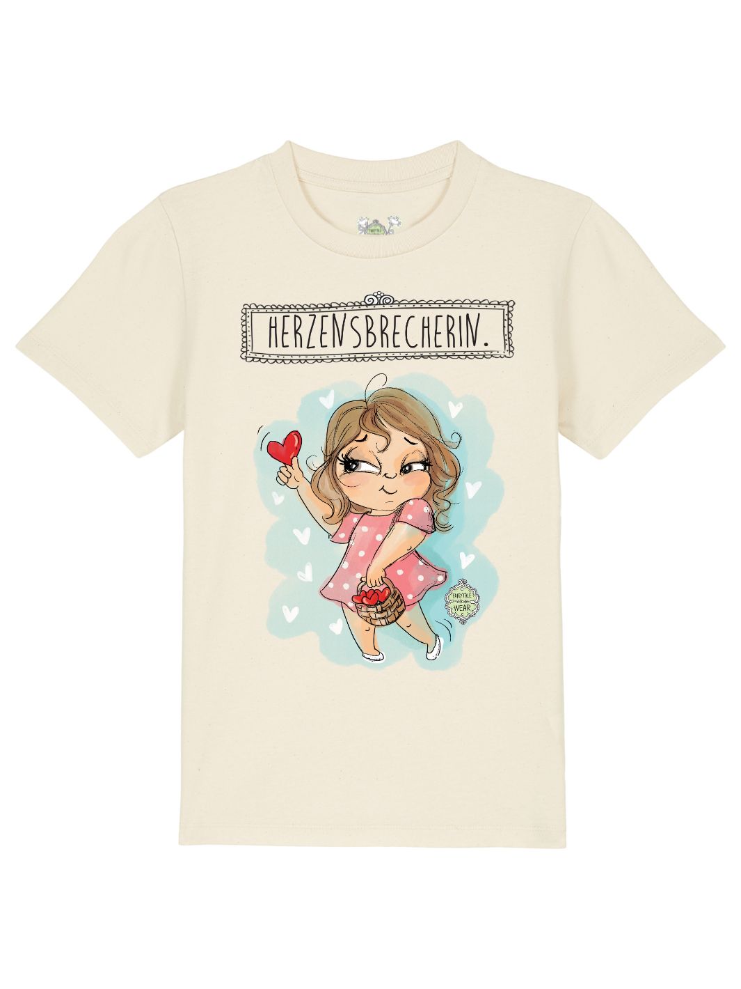 Herzensbrecherin  - 100% Bio, Kinder T-Shirt