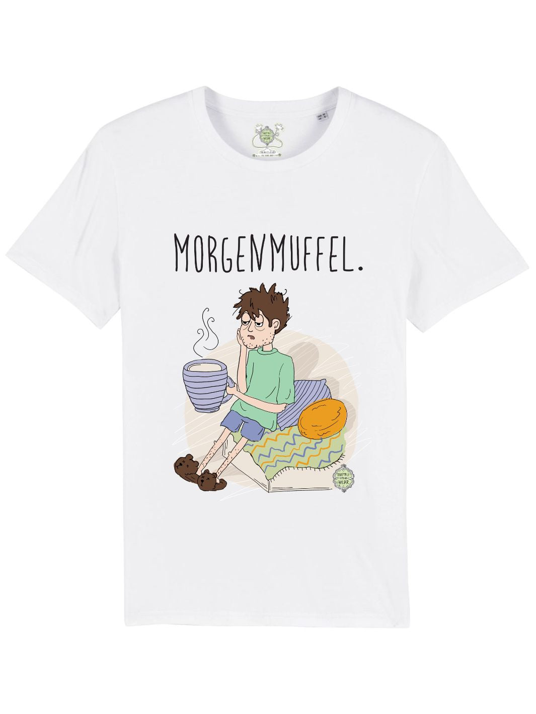 Morgenmuffel (dunkelhaarig)  - Herren Premium Organic Shirt