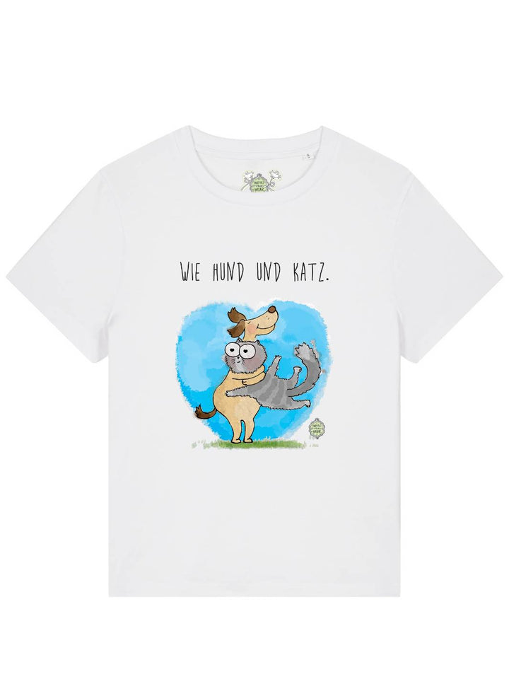 Wie Hund und Katz - 100% Bio, Premium T-Shirt