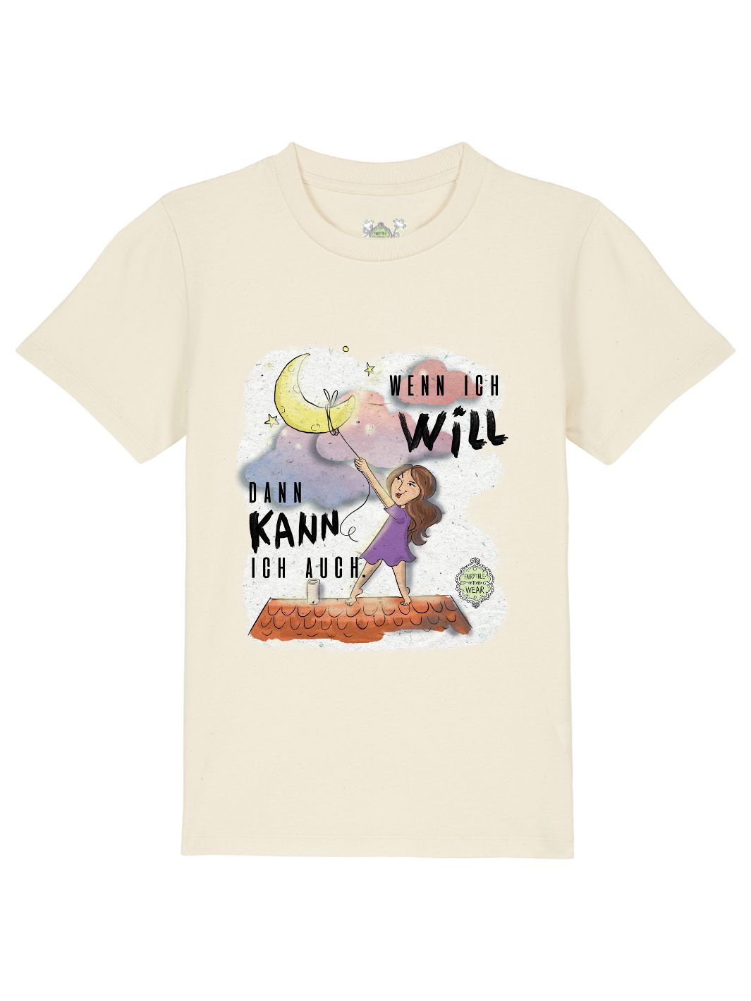 Wenn ich will, dann kann ich auch  - 100% Bio, Kinder T-Shirt