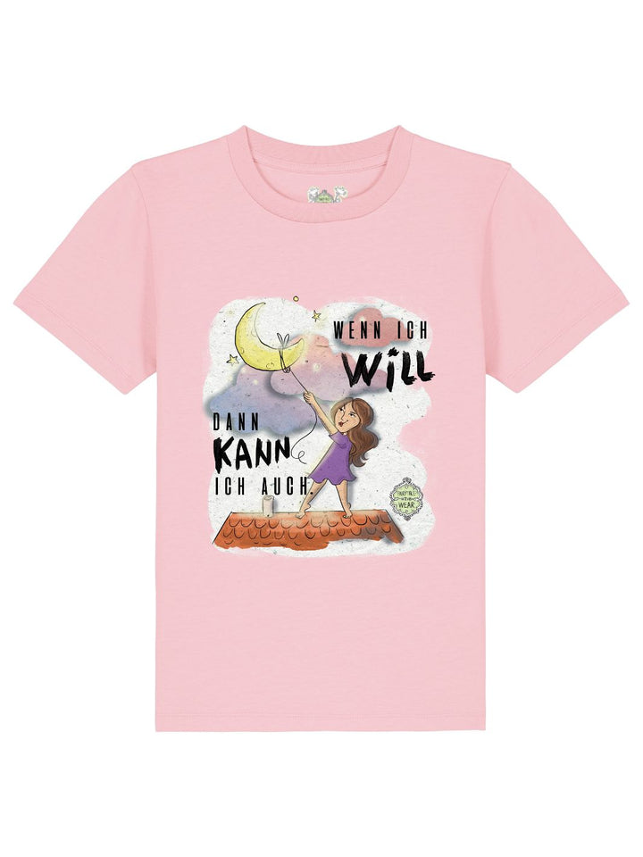 Wenn ich will, dann kann ich auch  - 100% Bio, Kinder T-Shirt