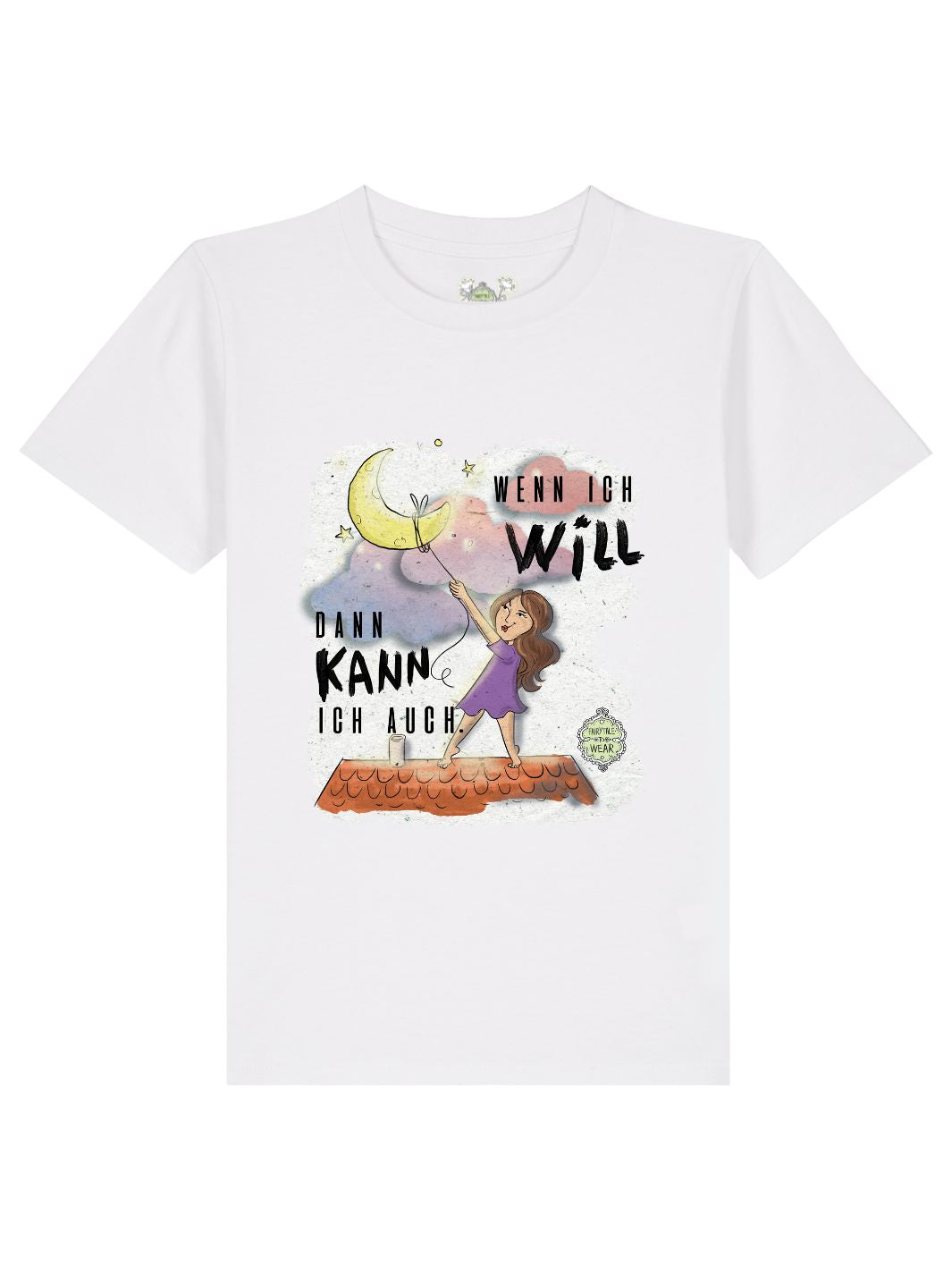 Wenn ich will, dann kann ich auch  - 100% Bio, Kinder T-Shirt