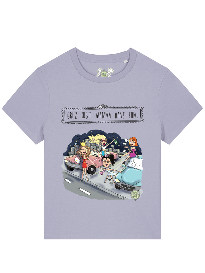 Grlz just wanna have fun - 100% Bio, Premium T-Shirt