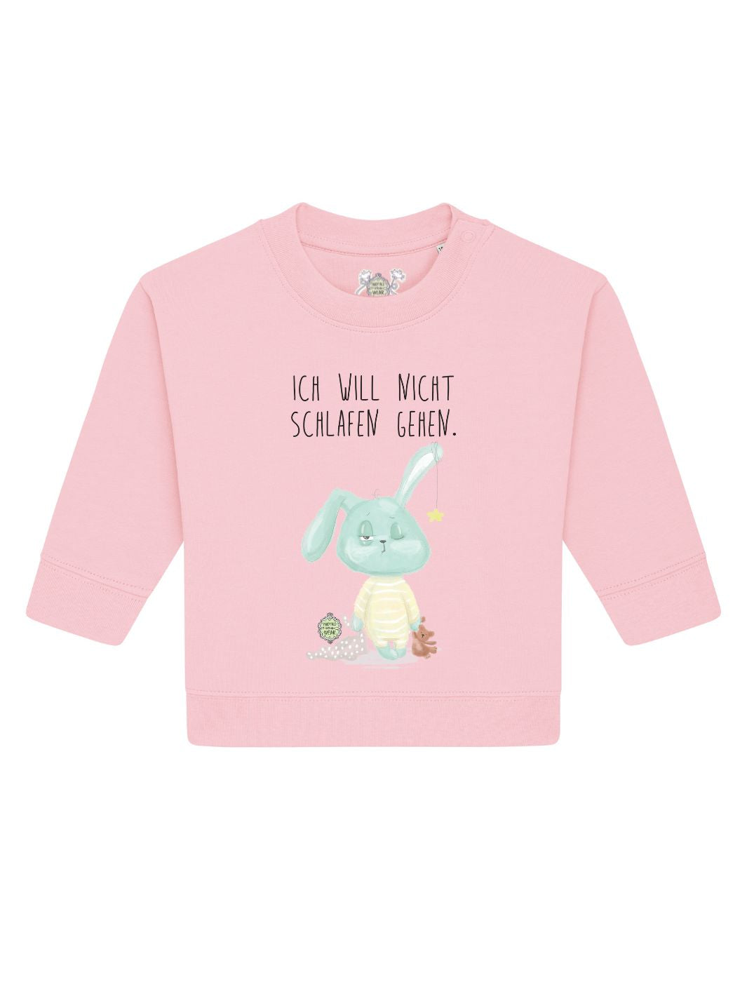 Ich will nicht schlafen gehen  - Baby Organic Sweatshirt