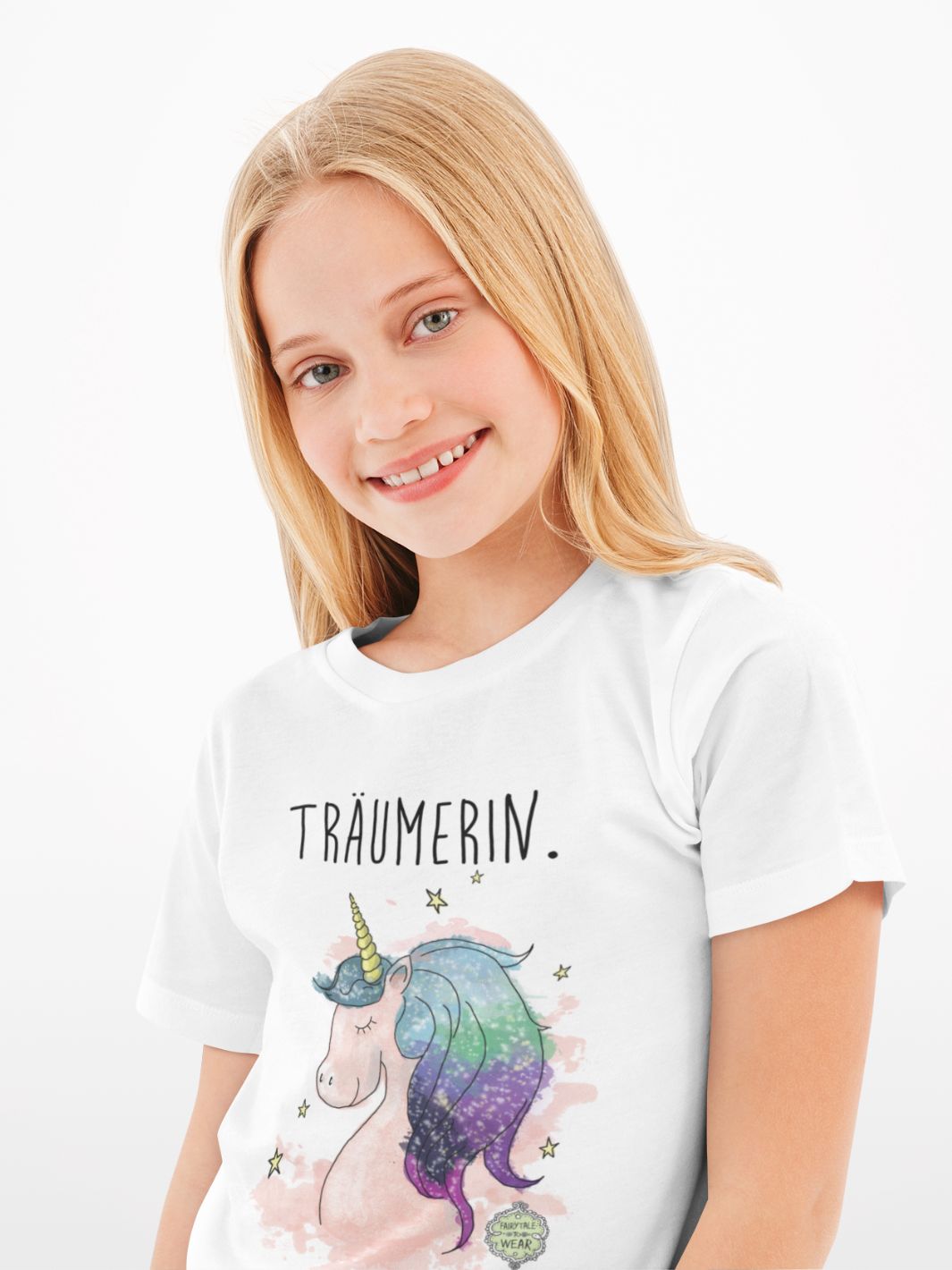 Träumerin (Einhorn)  - 100% Bio, Kinder T-Shirt