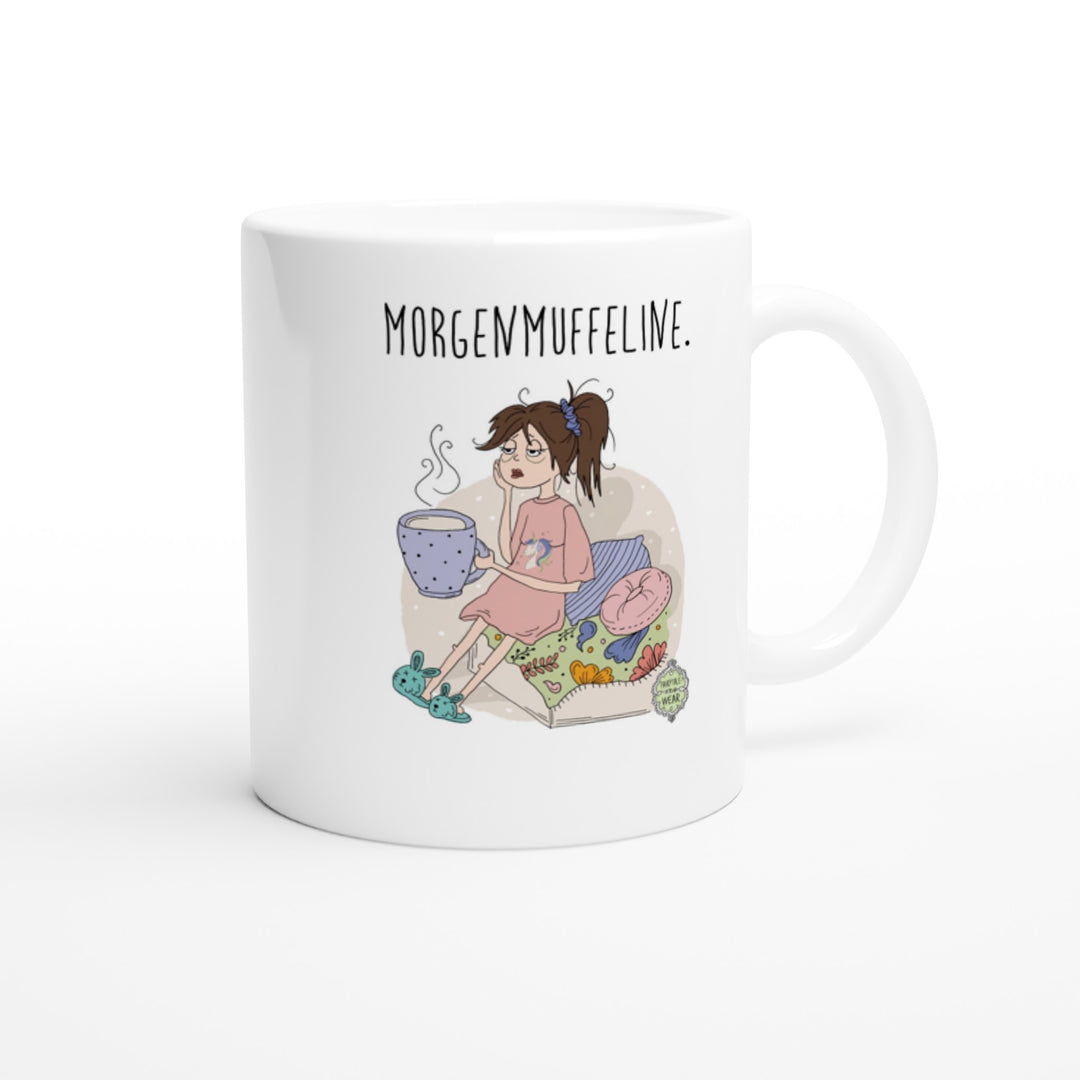 Morgenmuffeline (dunkelhaarig) Tasse