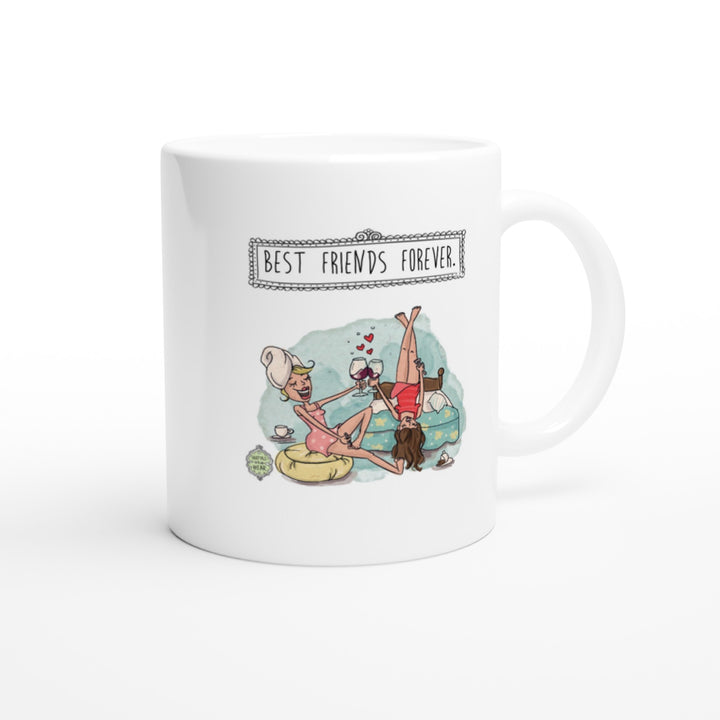 Best friends forever (Beste Freundinnen) Tasse