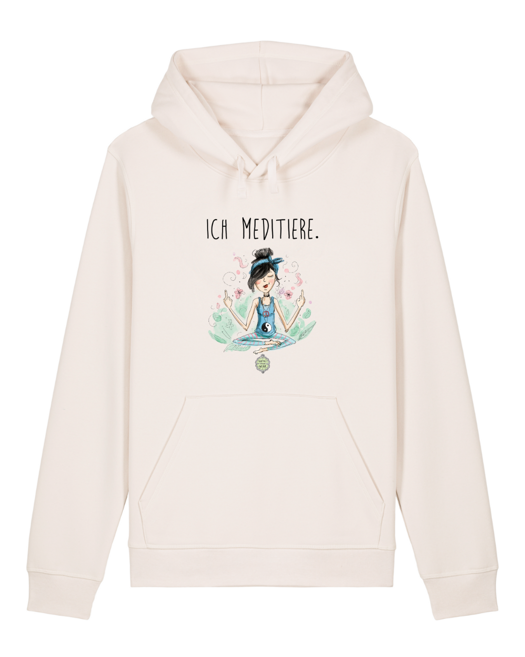 ICH MEDITIERE, Yoga  - Bio Premium Hoodie