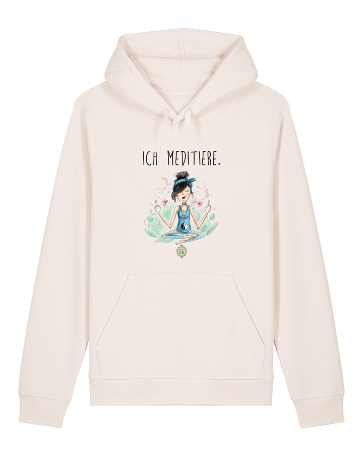 ICH MEDITIERE, Yoga  - Bio Premium Hoodie