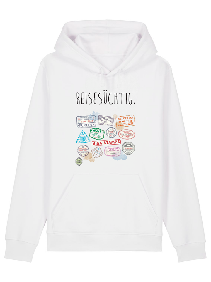 REISESÜCHTIG - UNISEX ORGANIC HOODIE