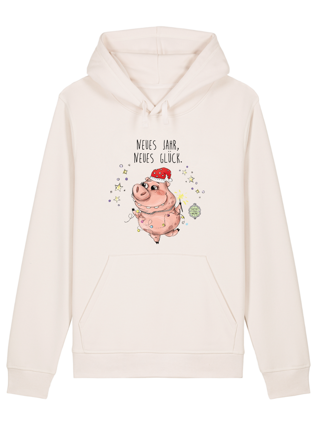 NEUES JAHR, NEUES GLÜCK - BIO UNISEX HOODIE