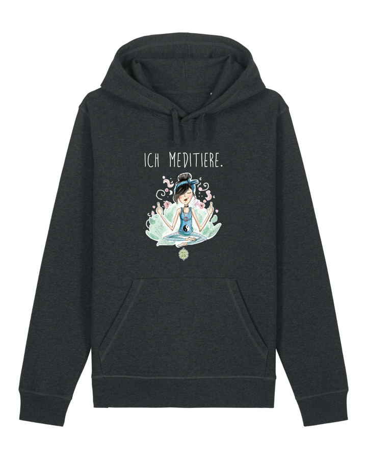 ICH MEDITIERE, Yoga  - Bio Premium Hoodie