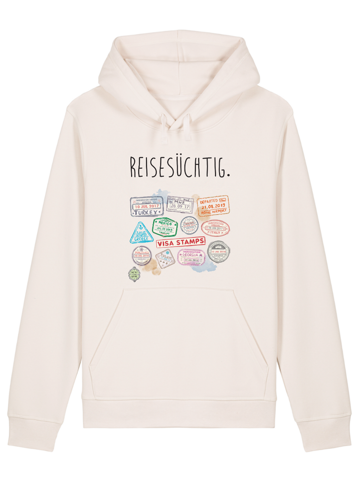 REISESÜCHTIG - UNISEX ORGANIC HOODIE