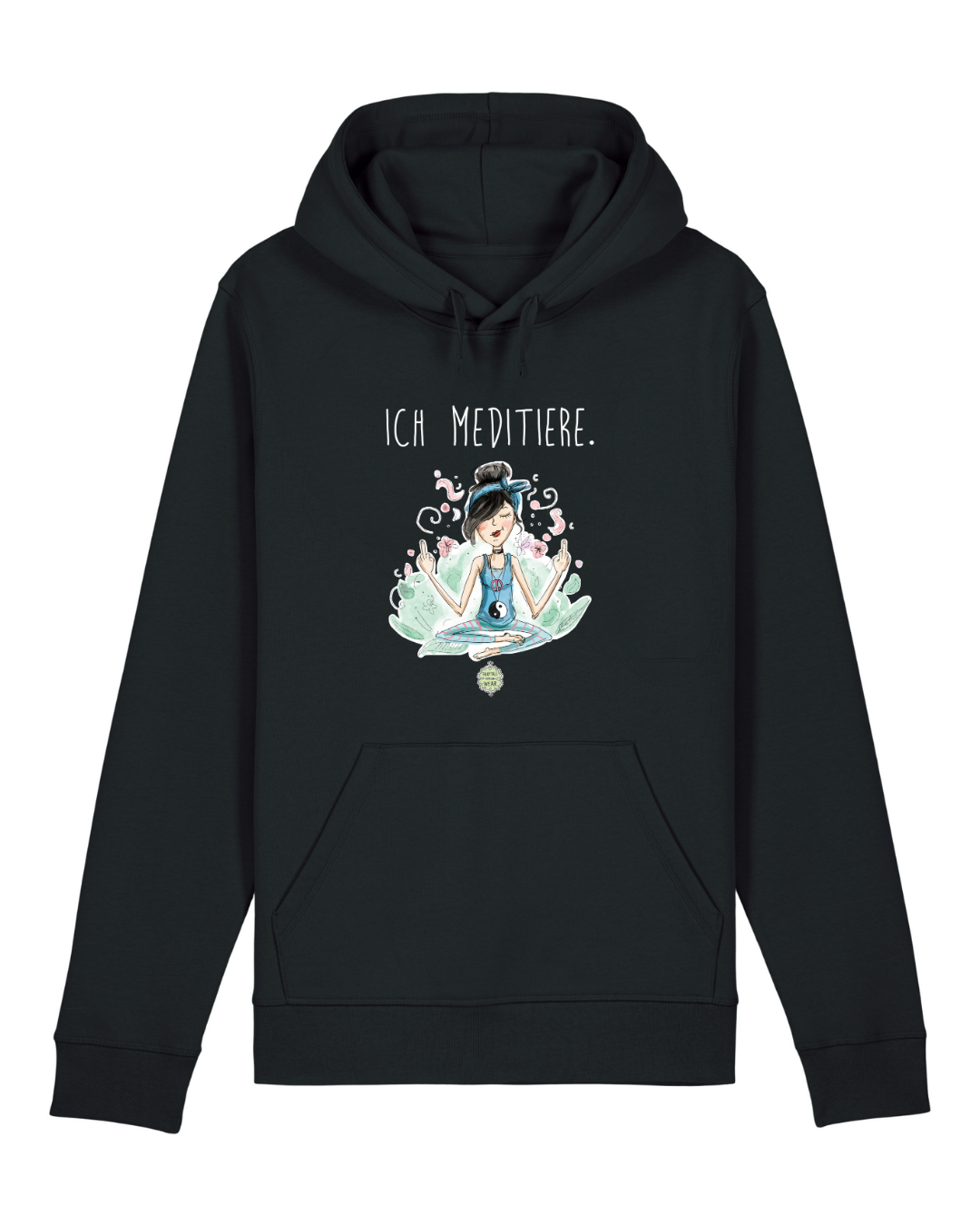 ICH MEDITIERE, Yoga  - Bio Premium Hoodie