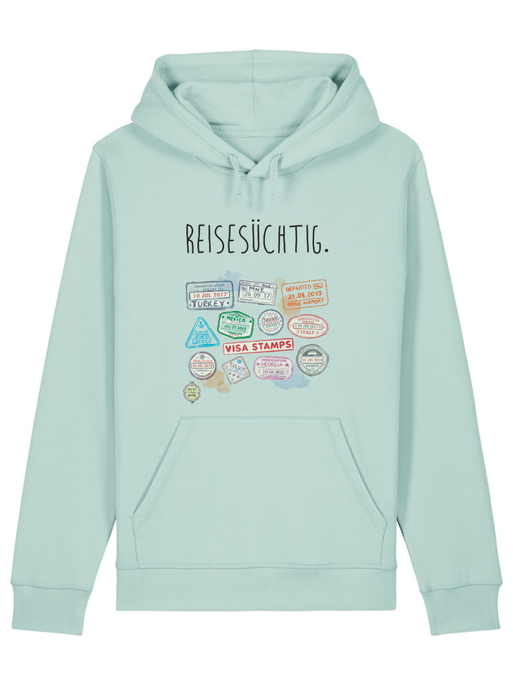 REISESÜCHTIG - UNISEX ORGANIC HOODIE