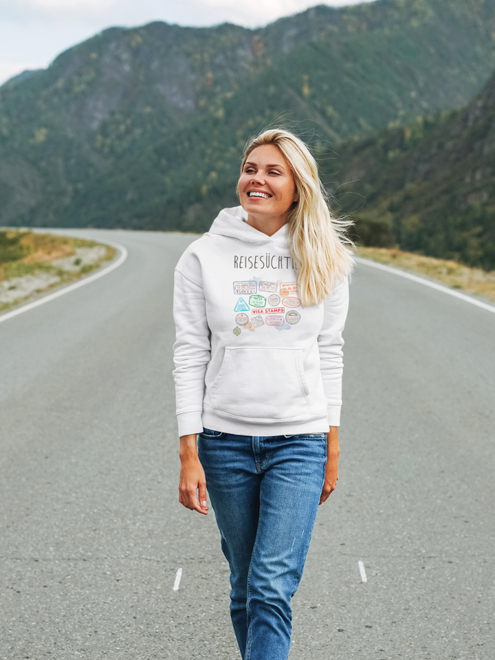 REISESÜCHTIG - UNISEX ORGANIC HOODIE