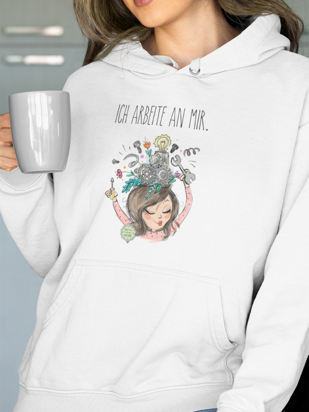 Ich arbeite an mir  - Unisex Organic Hoodie