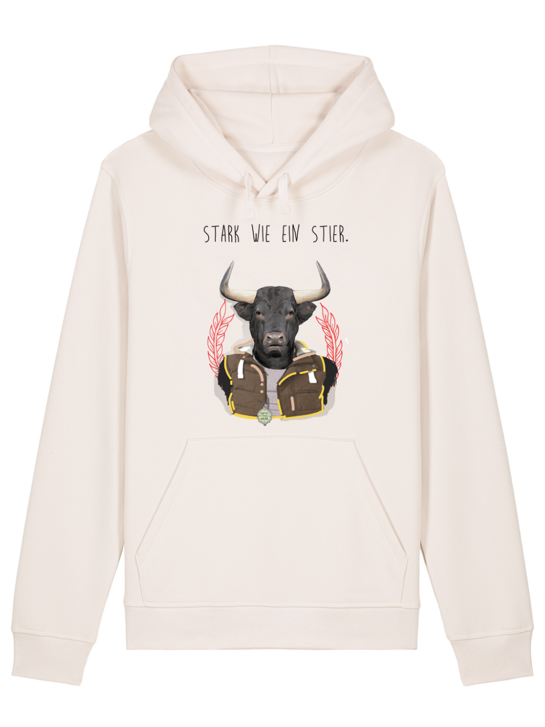 Stark wie ein Stier  - Premium Organic Hoodie