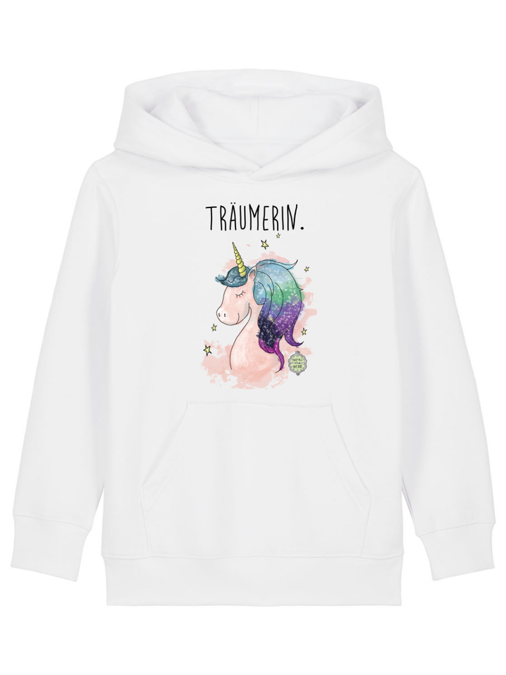 Träumerin - Einhorn Kinder Organic Hoodie