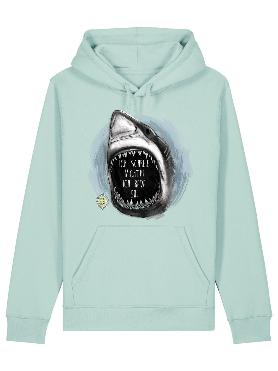 ICH SCHREIE NICHT ICH REDE SO - MÄNNER ORGANIC Unisex HOODIE