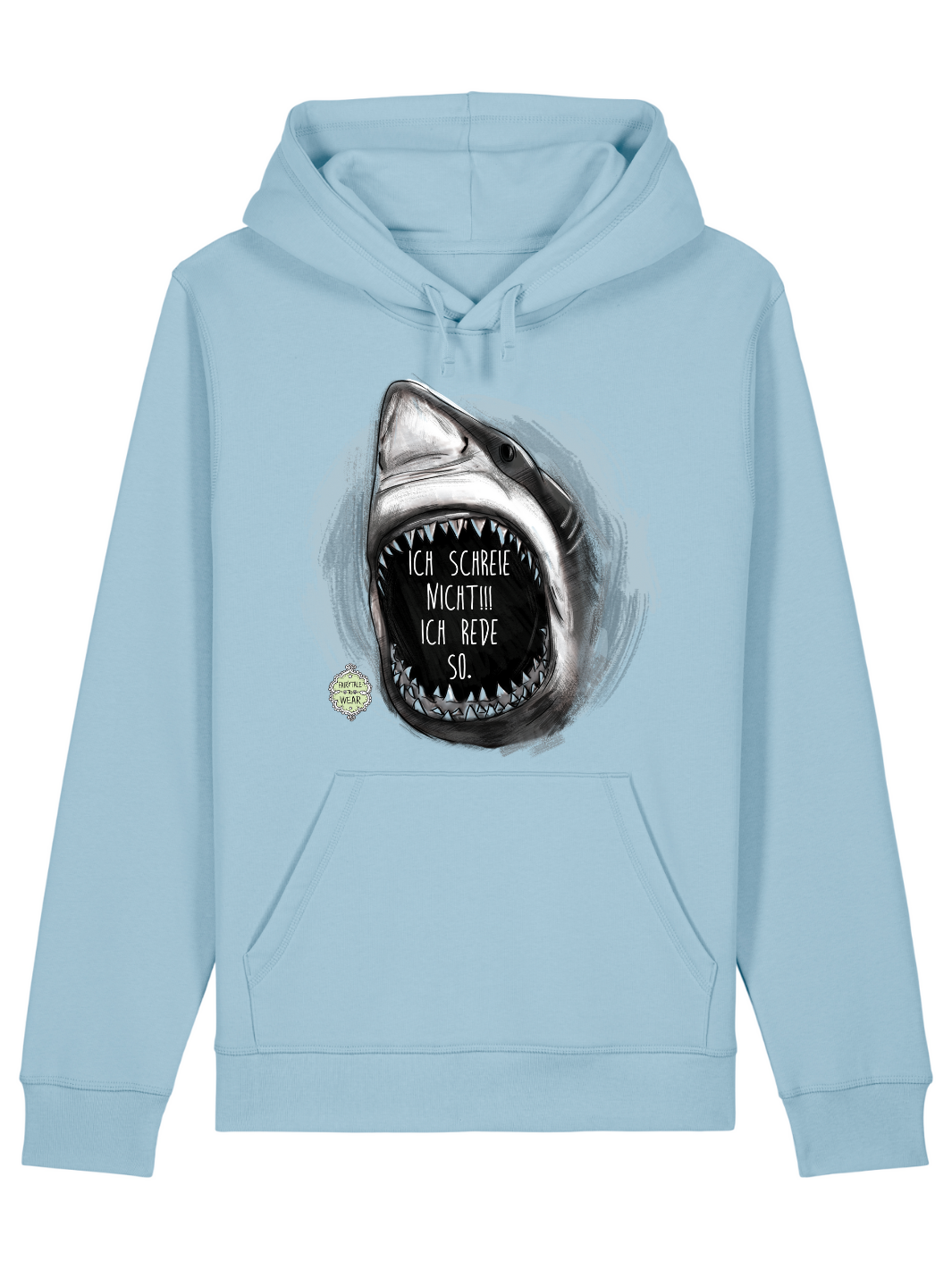 ICH SCHREIE NICHT ICH REDE SO - MÄNNER ORGANIC Unisex HOODIE