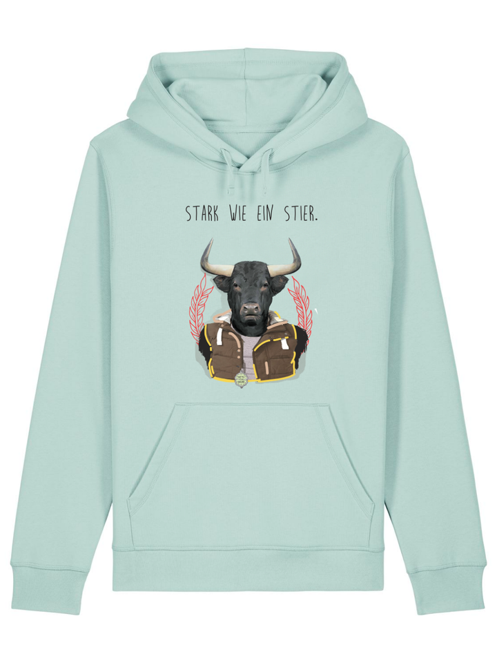 Stark wie ein Stier  - Premium Organic Hoodie