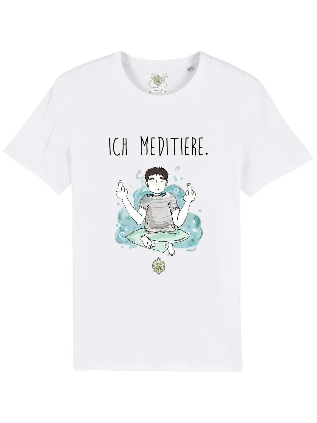 Ich meditiere - Herren Premium Organic Shirt