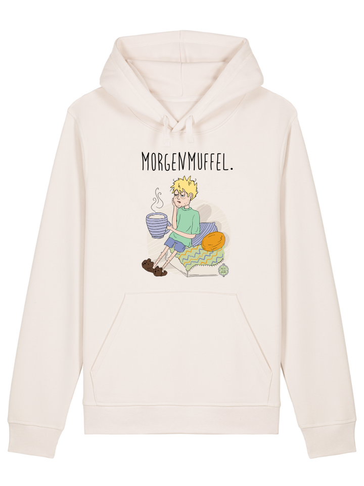 Morgenmuffel (blond) - Premium Organic Hoodie