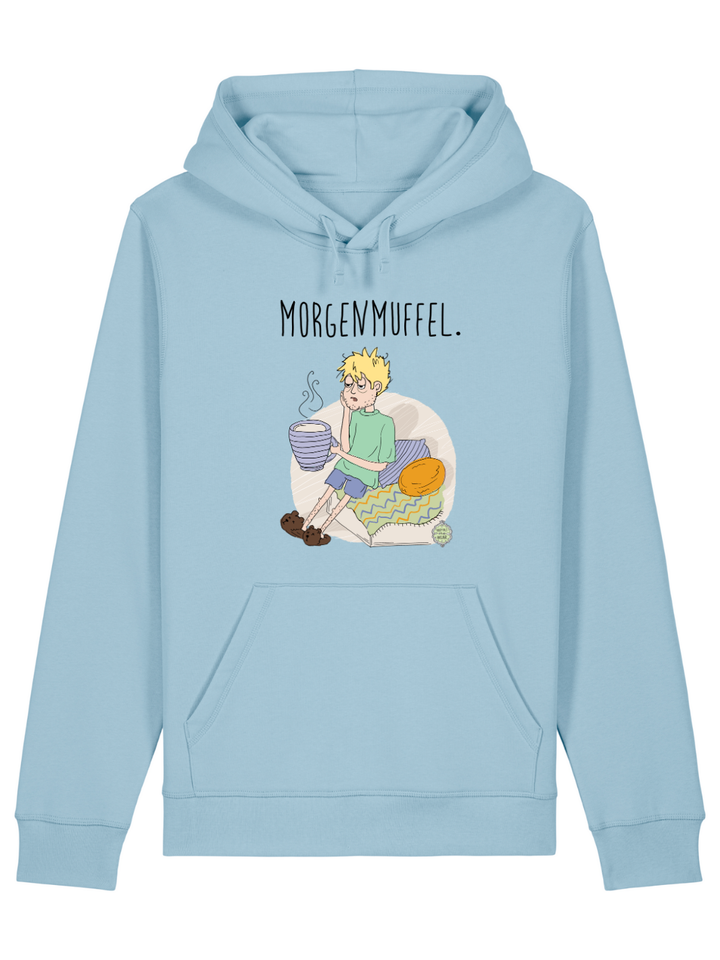 Morgenmuffel (blond) - Premium Organic Hoodie