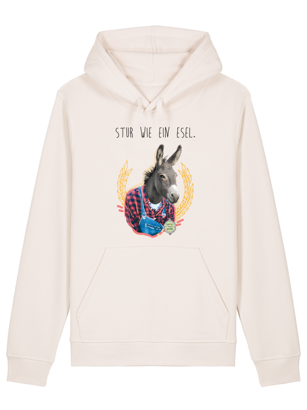 Stur wie ein Esel  - Premium Organic Hoodie