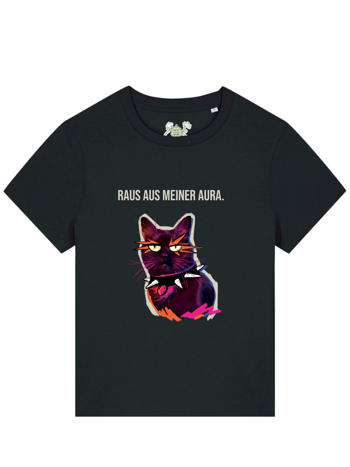 Raus aus meiner Aura  - 100% Bio Premium T-Shirt