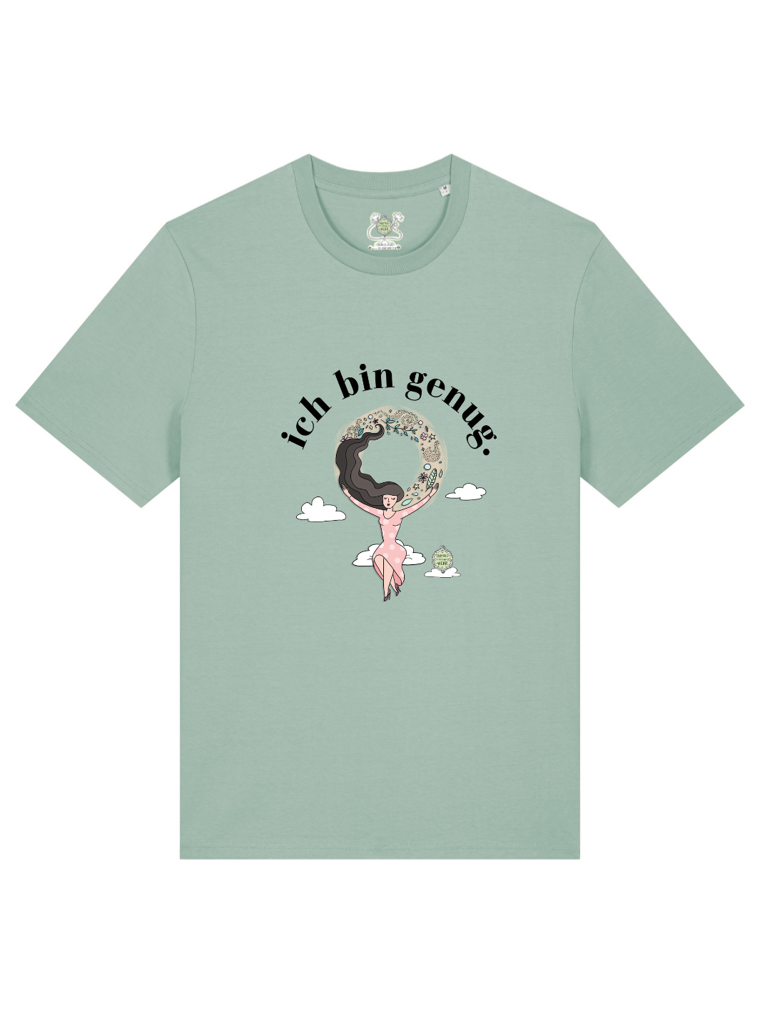 Ich bin genug - Premium Organic T-Shirt (Unisex Schnitt)