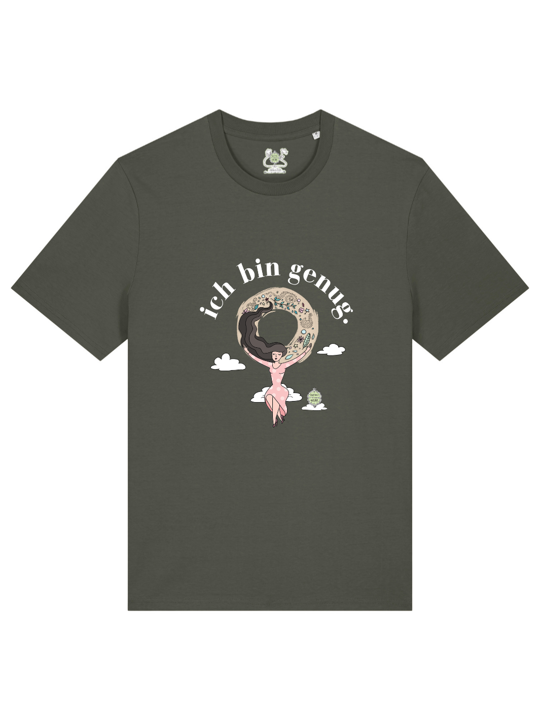 Ich bin genug - Premium Organic T-Shirt (Unisex Schnitt)