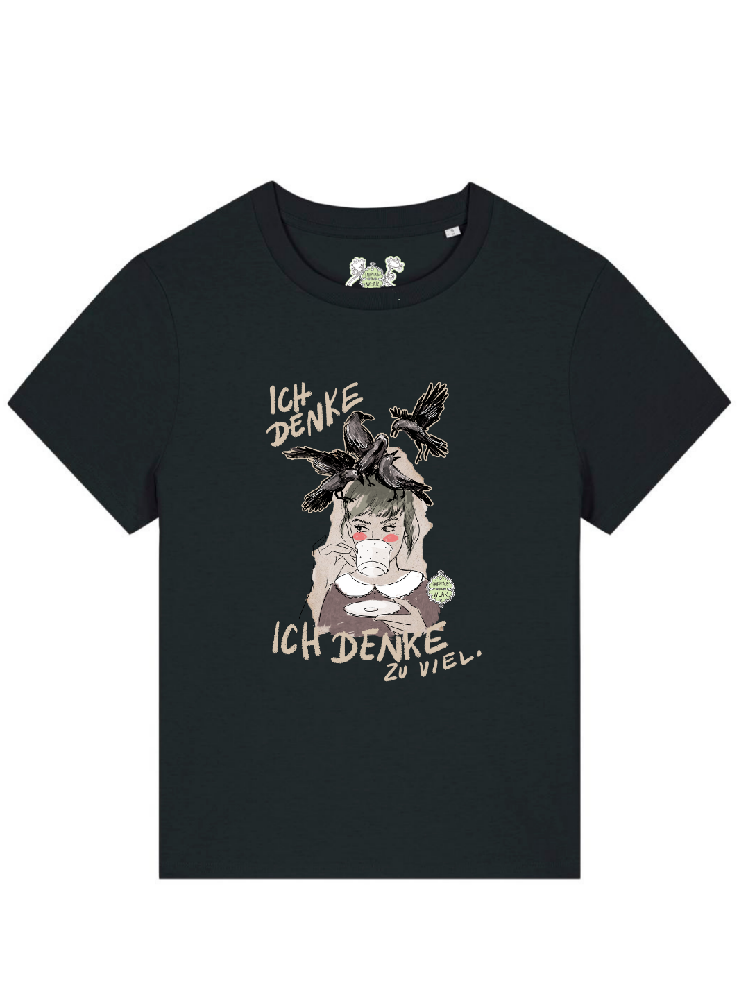 Ich denke, ich denke zu viel  - 100% Bio Premium T-Shirt