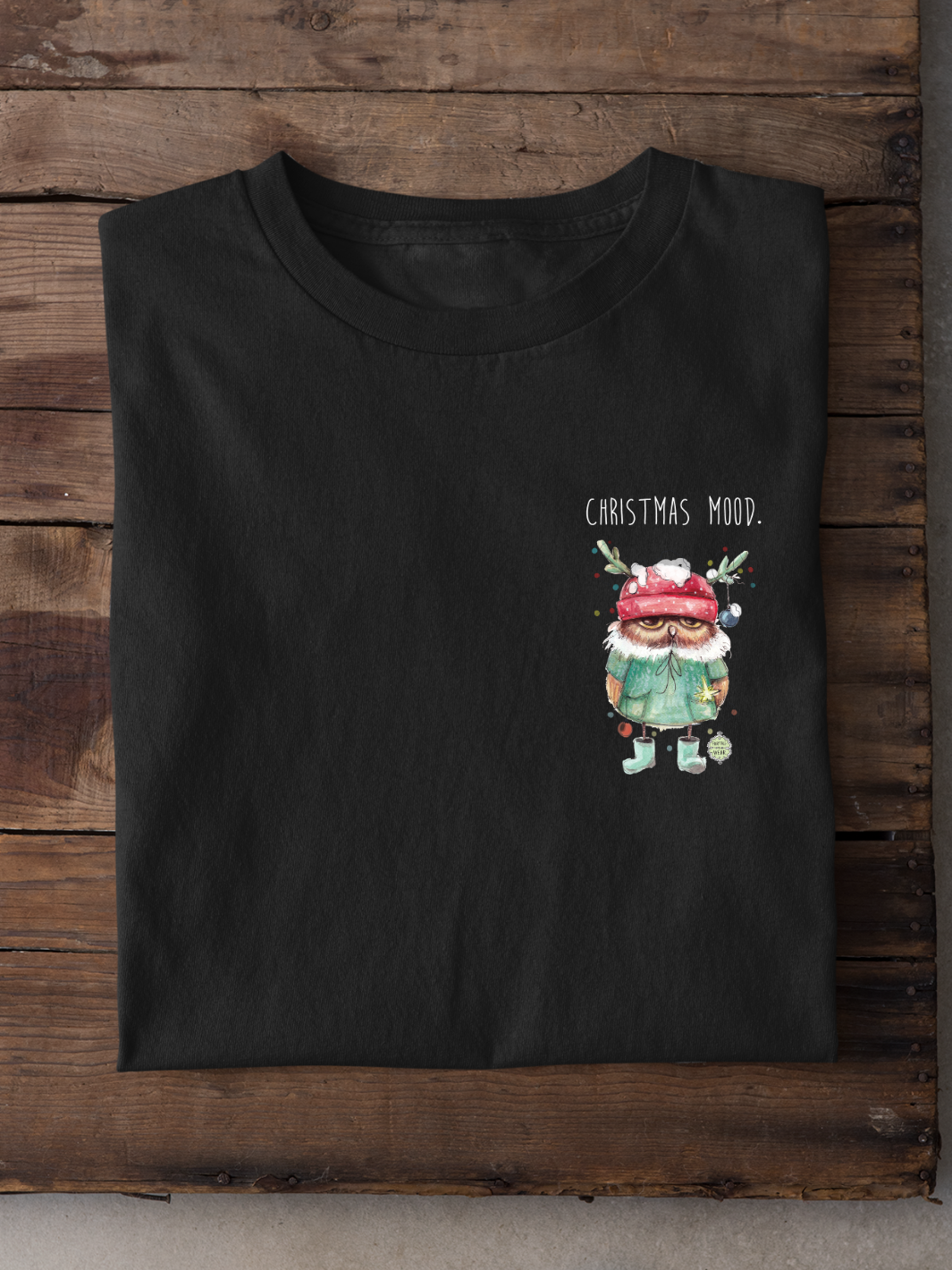 CHRISTMAS MOOD UNISEX  - 100% BIO, PREMIUM UNISEX T-SHIRT