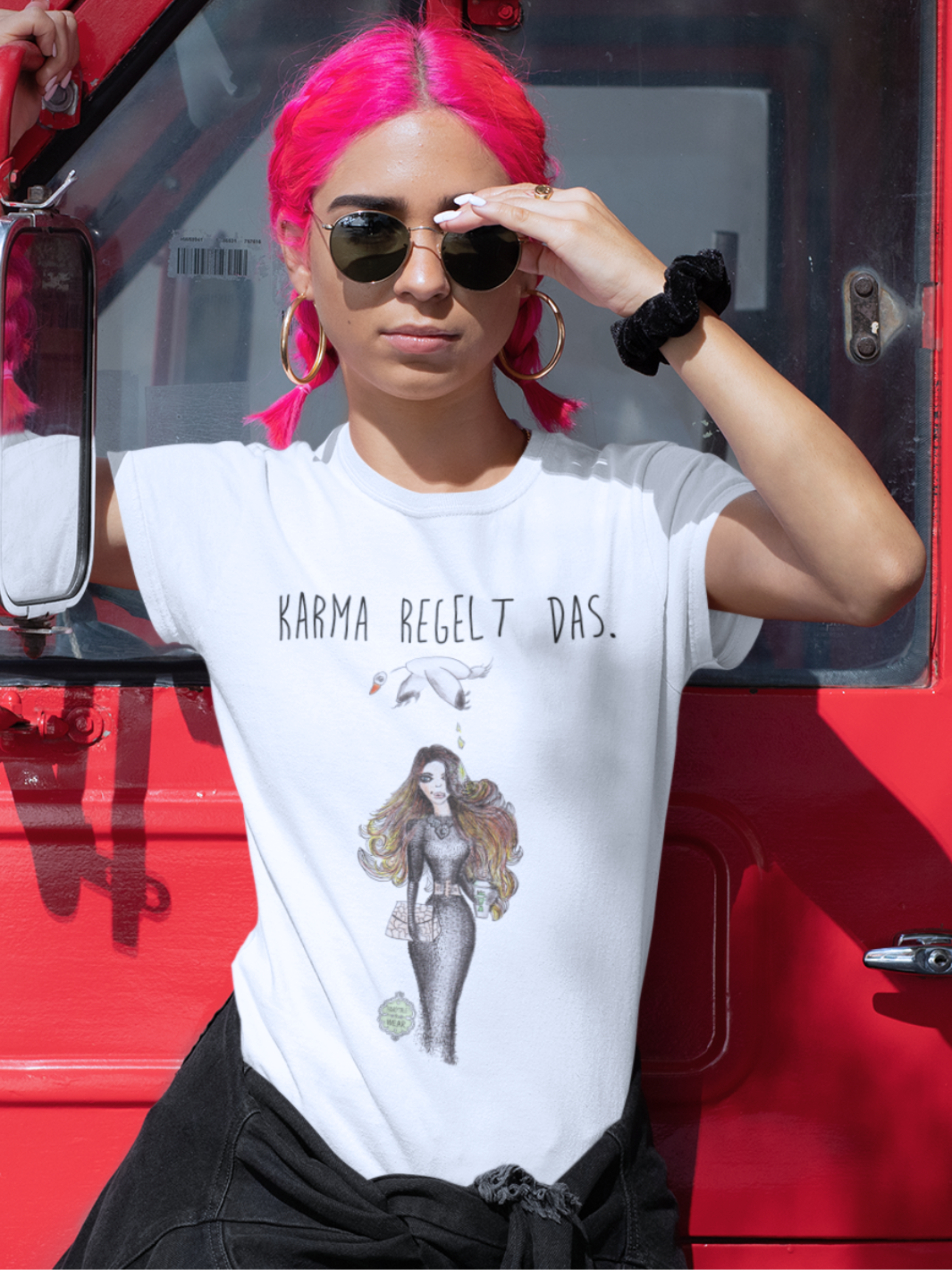 KARMA REGELT DAS  - 100% Bio, Premium T-Shirt