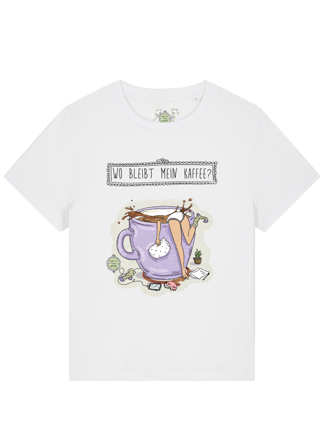 WO BLEIBT MEIN KAFFEE? - 100% BIO, PREMIUM T-SHIRT