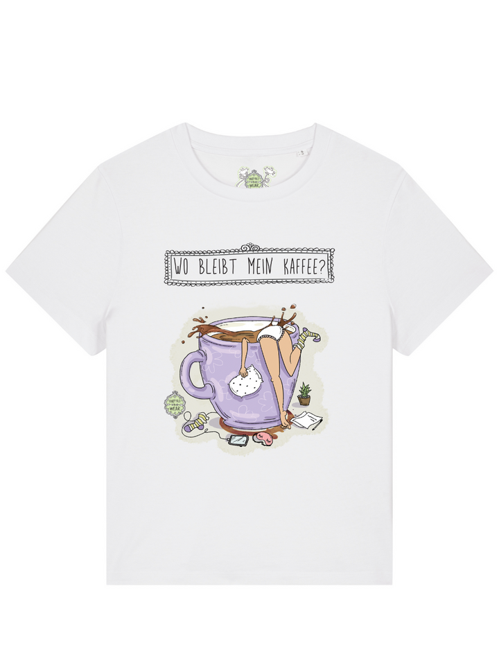 WO BLEIBT MEIN KAFFEE? - 100% BIO, PREMIUM T-SHIRT