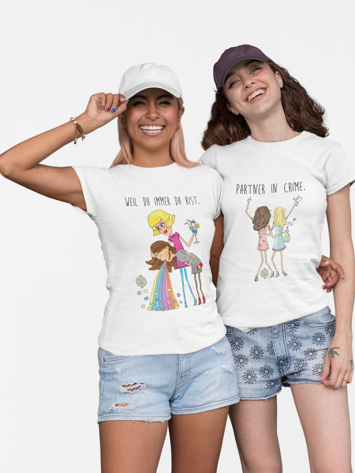 Partner in Crime (BFF) - 100% Bio, Premium T-Shirt