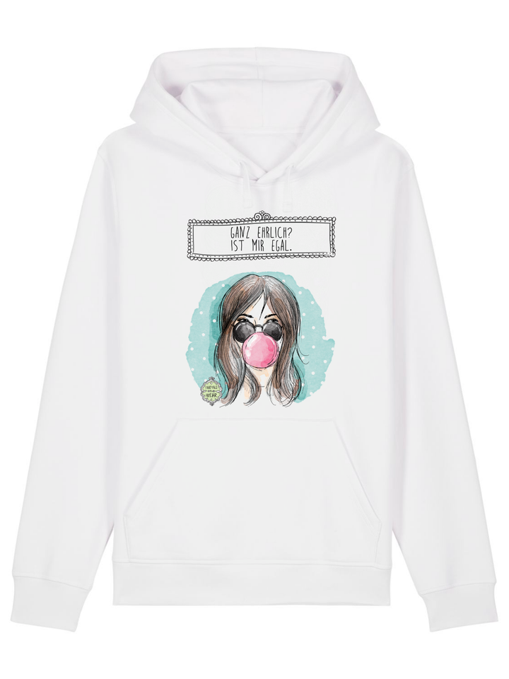 GANZ EHRLICH? IST MIR EGAL - BIO UNISEX HOODIE