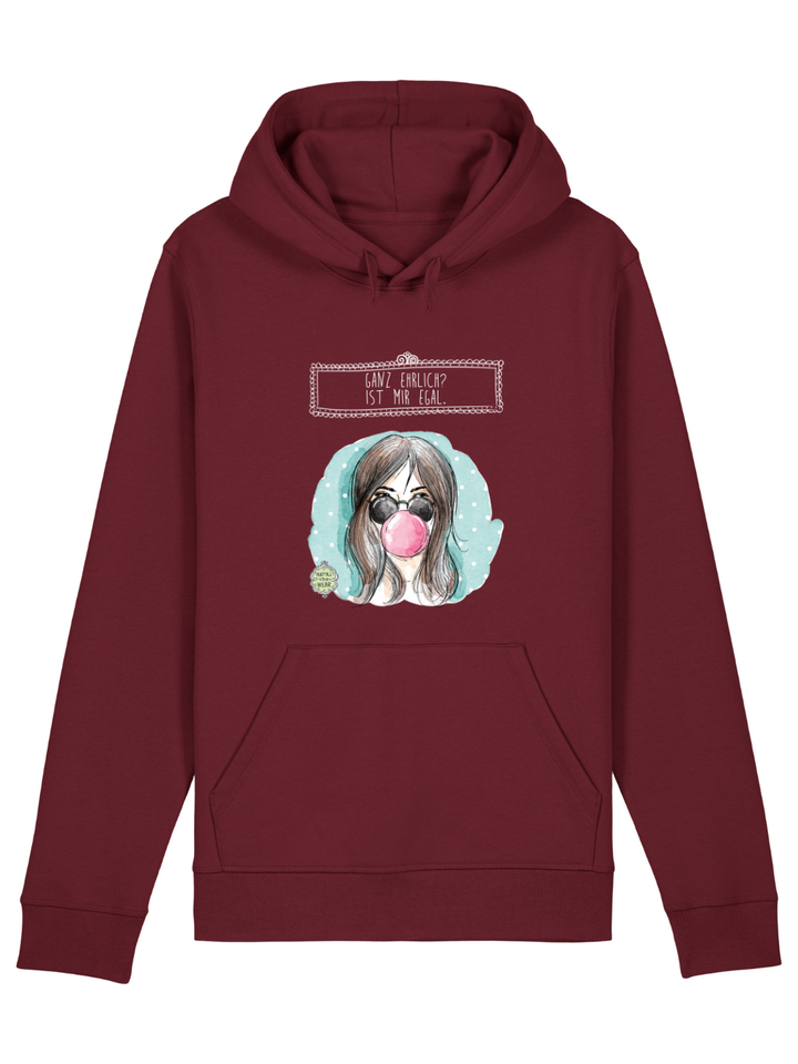 GANZ EHRLICH? IST MIR EGAL - BIO UNISEX HOODIE