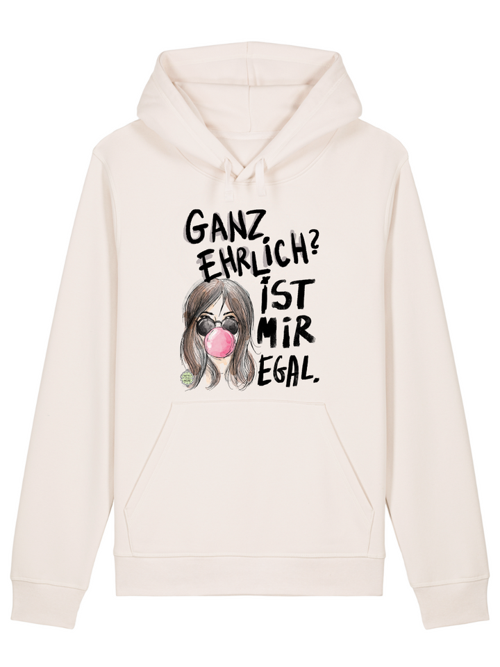 GANZ EHRLICH? IST MIR EGAL - BIO UNISEX HOODIE