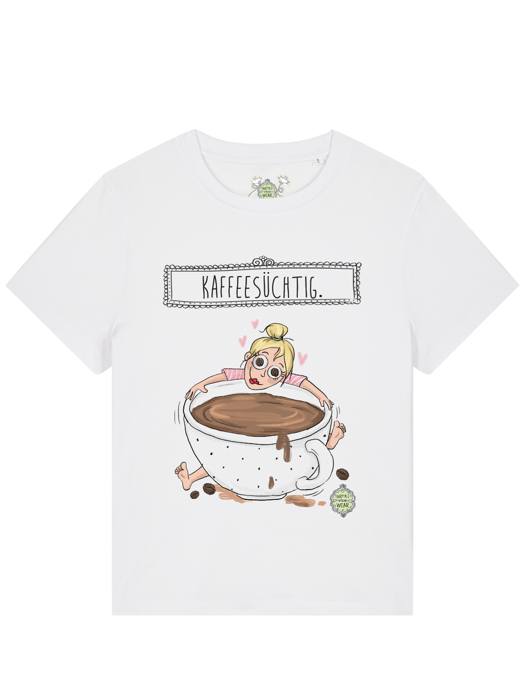 KAFFEESÜCHTIG - 100% BIO, PREMIUM T-SHIRT