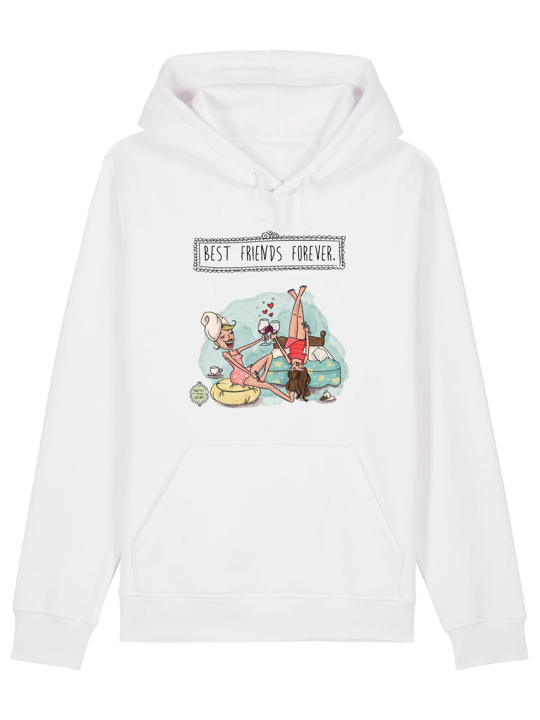 Best friends forever BFF  - Unisex Premium Organic Hoodie