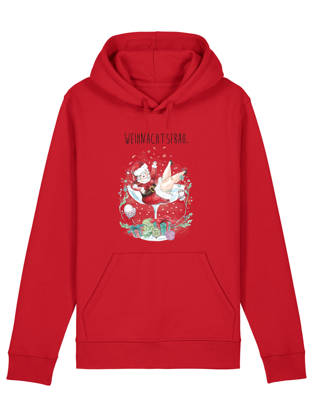 WEIHNACHTSFRAU - Bio Premium Unisex Hoodie