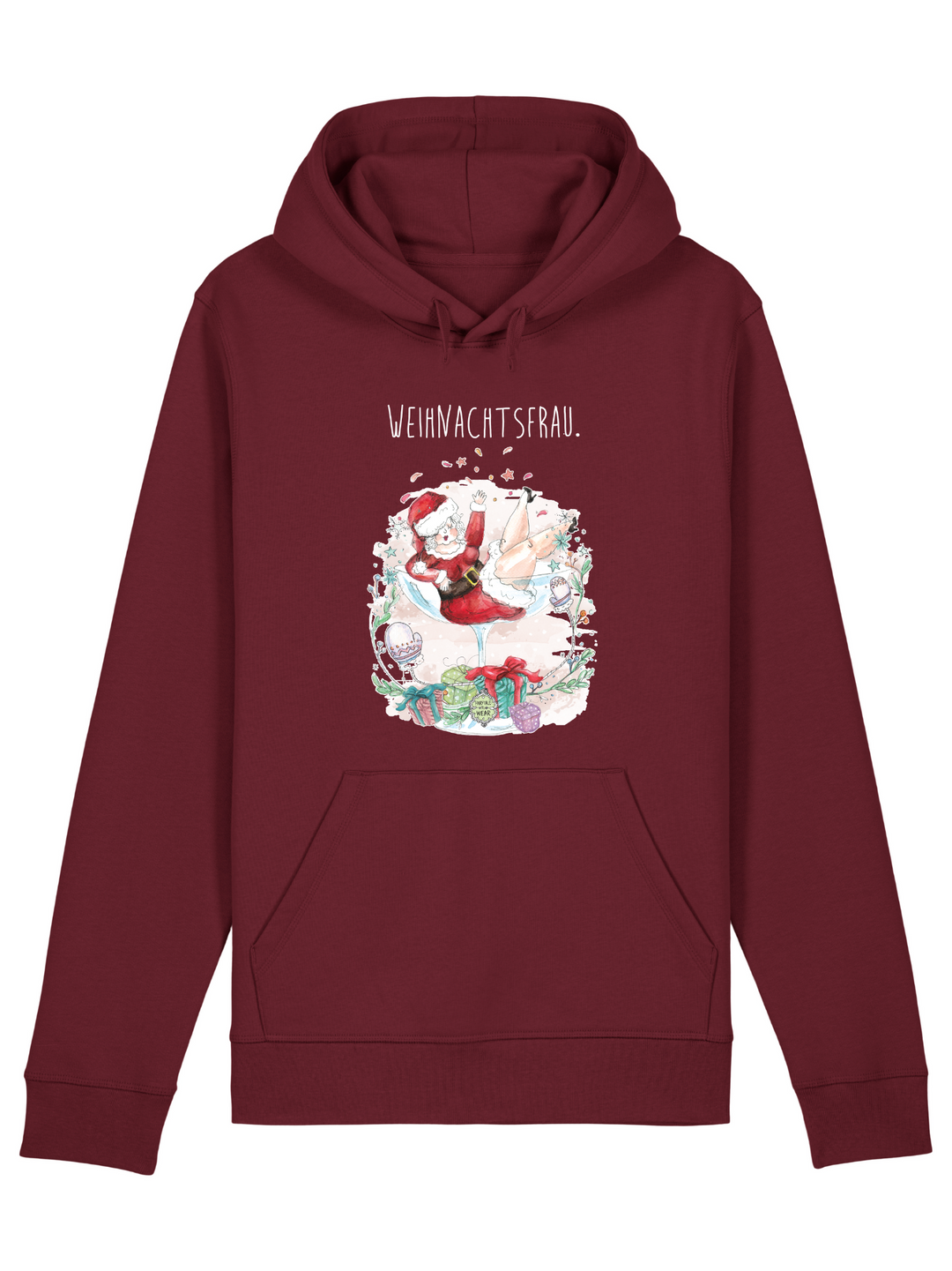 WEIHNACHTSFRAU - Bio Premium Unisex Hoodie