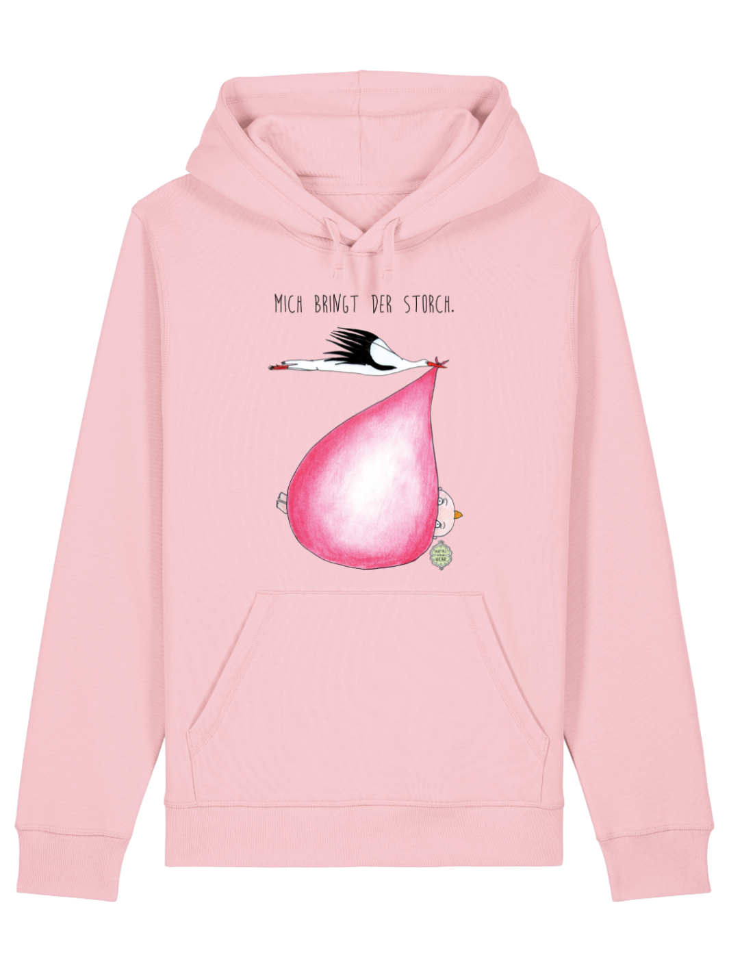 Mich bringt der Storch (Mädchen)  - Unisex Organic Hoodie